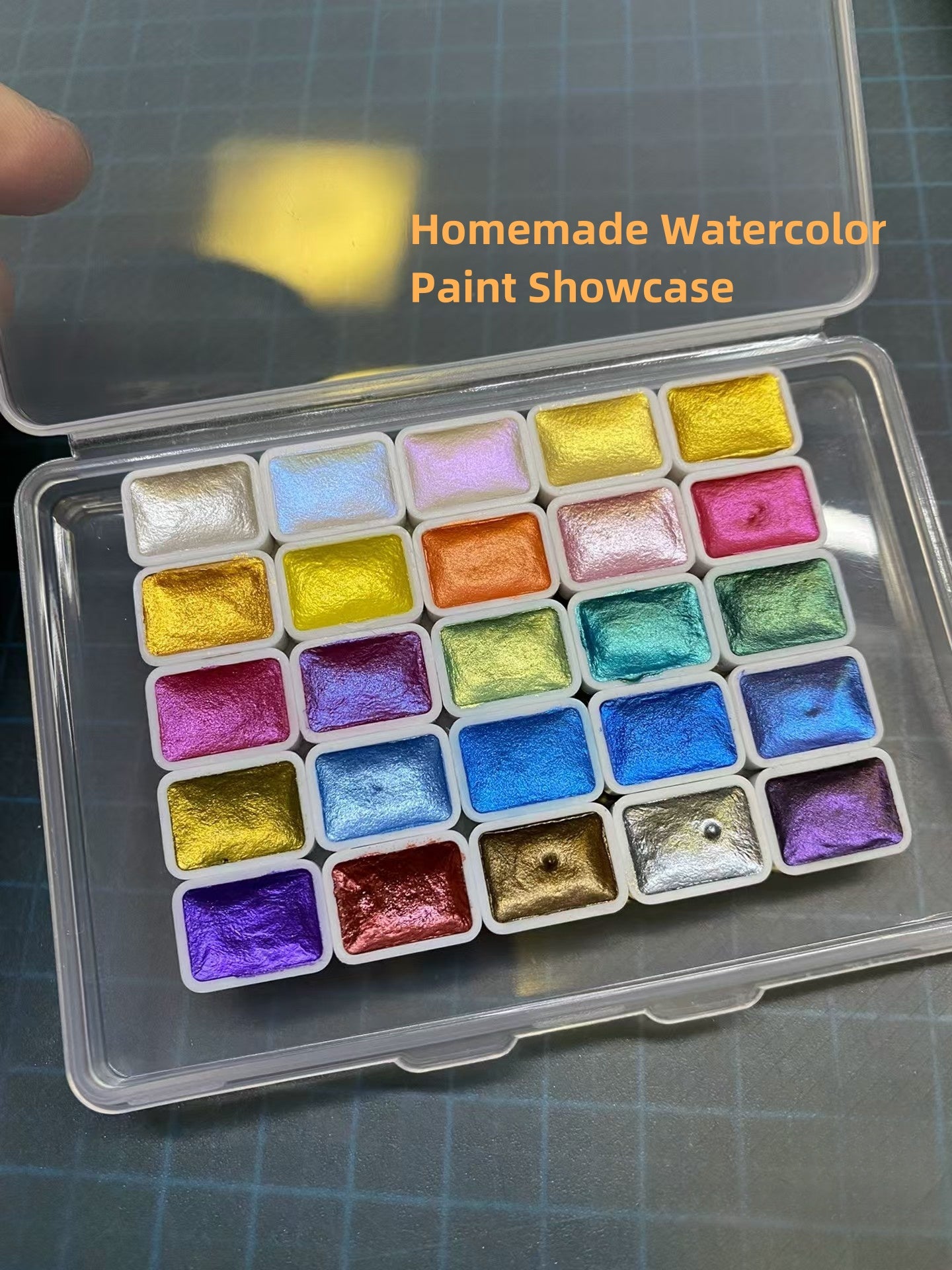 0.5ML 1000Pcs, Rectangle Watercolor Pans for Watercolor Paint, DIY Travel Palette, Mini Pans