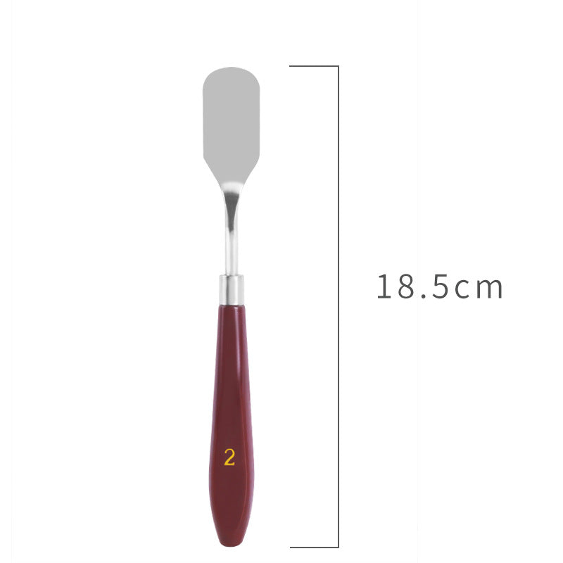 Palette Knife Set 5 Pieces Stainless Steel Acrylic Spatula for Oil