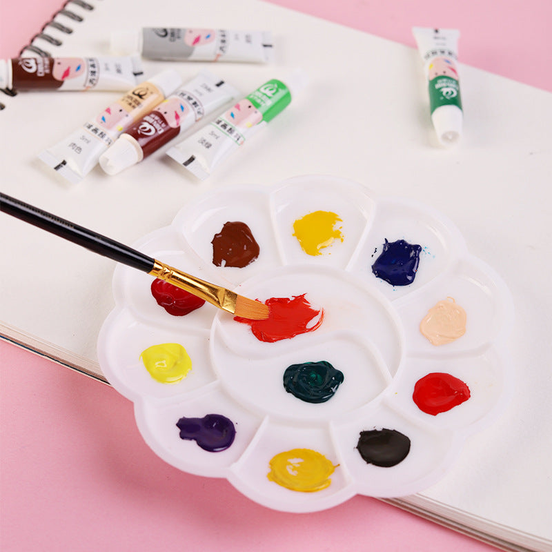 5PCS Paint Pallet Tray, Painting Pallete, 10 Wells Color Mixing Pallete/ Paint Trays for Kids, Plastic Palette, Paint Pallets for Kids, Paint Tray, Paint  Palette