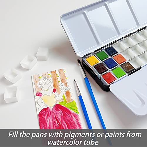 Alcohol Ink or Watercolor Palette, Tim Holtz Travel Palette, 36  Compartments With Lid, Take Your Inks and Watercolors to Paint Outdoors 